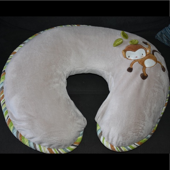 boppy luxe pillow gray whale